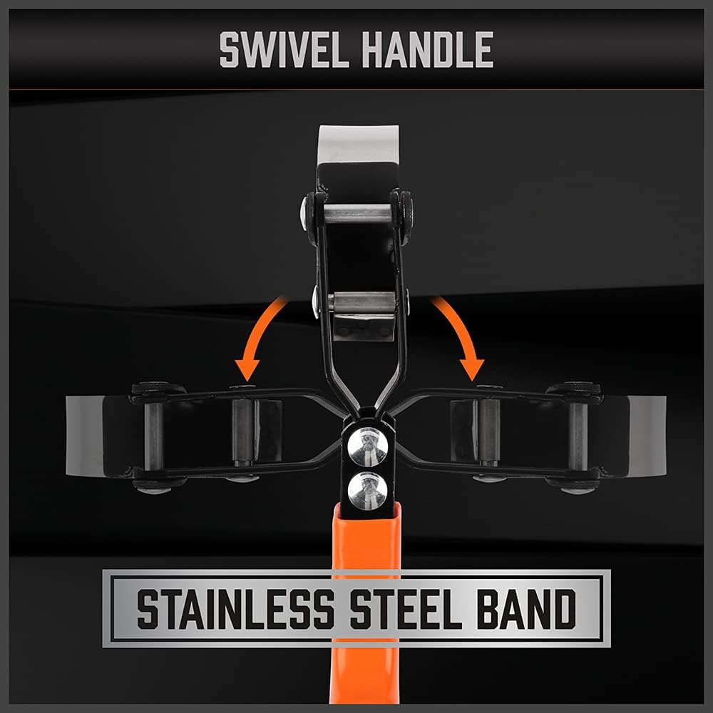 HORUSDY 5-Piece Standard Swivel Oil Filter Wrench, 2-3/4" - 5-1/4"(68.85-133.35mm) Ajustable Car Oil Filter Removal Tool, Durable & Easy Operation