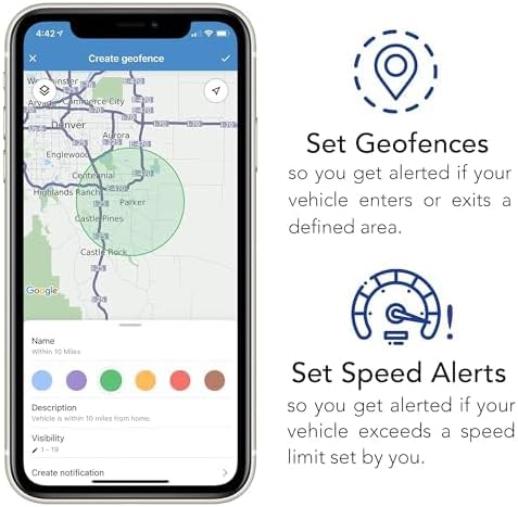 Brickhouse Security GPS Tracker for Vehicles- TrackPort OBD II Tracking Device- Tracker for Car Location and Speed- Mini OBD GPS Tracker for Vehicles- GPS Trackers- Subscription Required