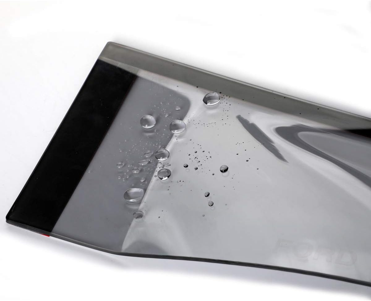 4pcs Original Outside Mount Style Window Rain Guards Shield Side Wind Deflectors Dark Smoke Nice Looking Vent Window Visors Fit for 2015-2017 Toyota Camry Sedan 94629