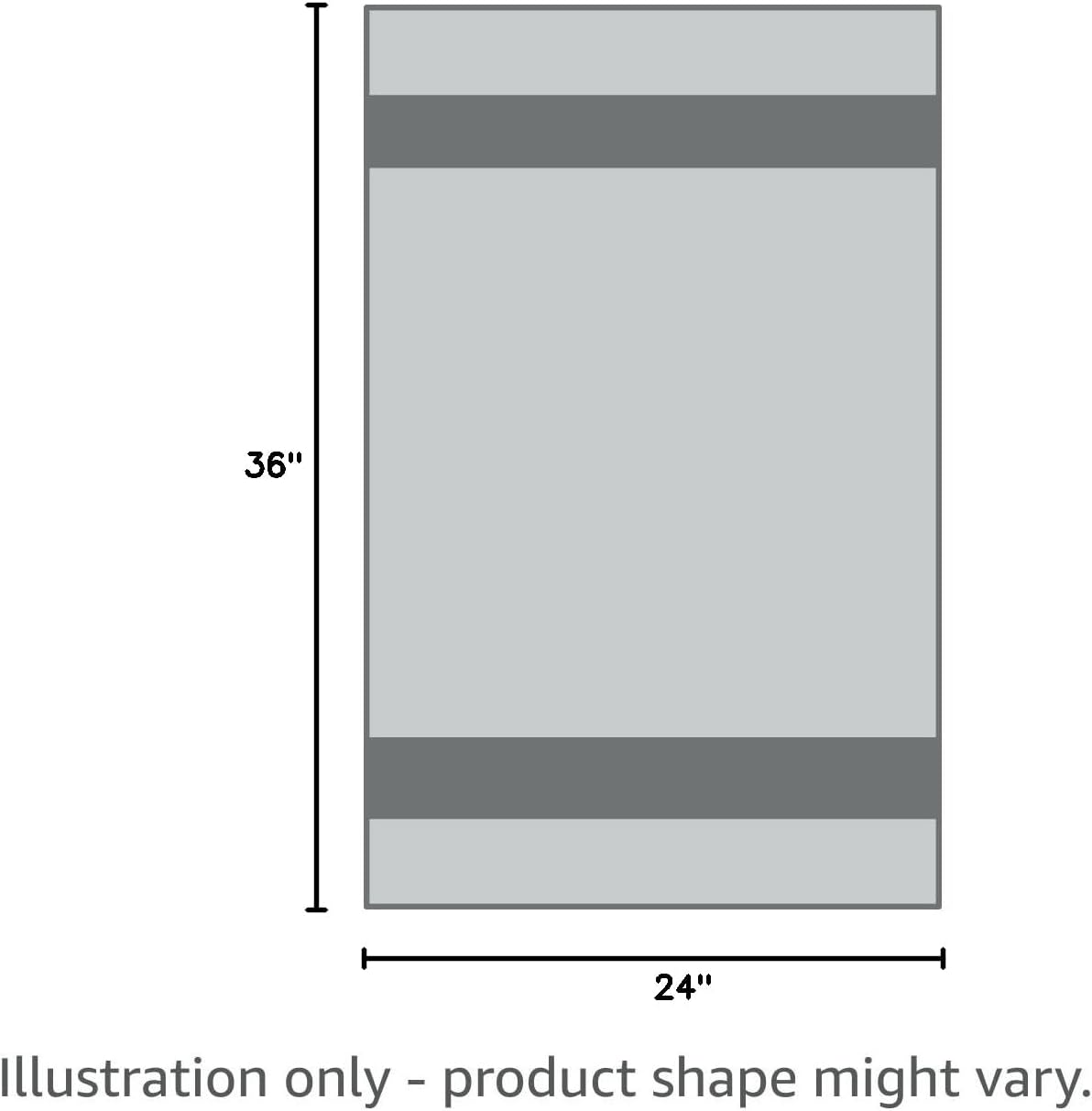 SOFTBATFY 1200 GSM 36" x 24"Dual Sided Microfiber Car Cleaning Drying Towel with Twist Pile, Super Absorbent, Scratch-Free, Machine Washable (Blue-Grey)