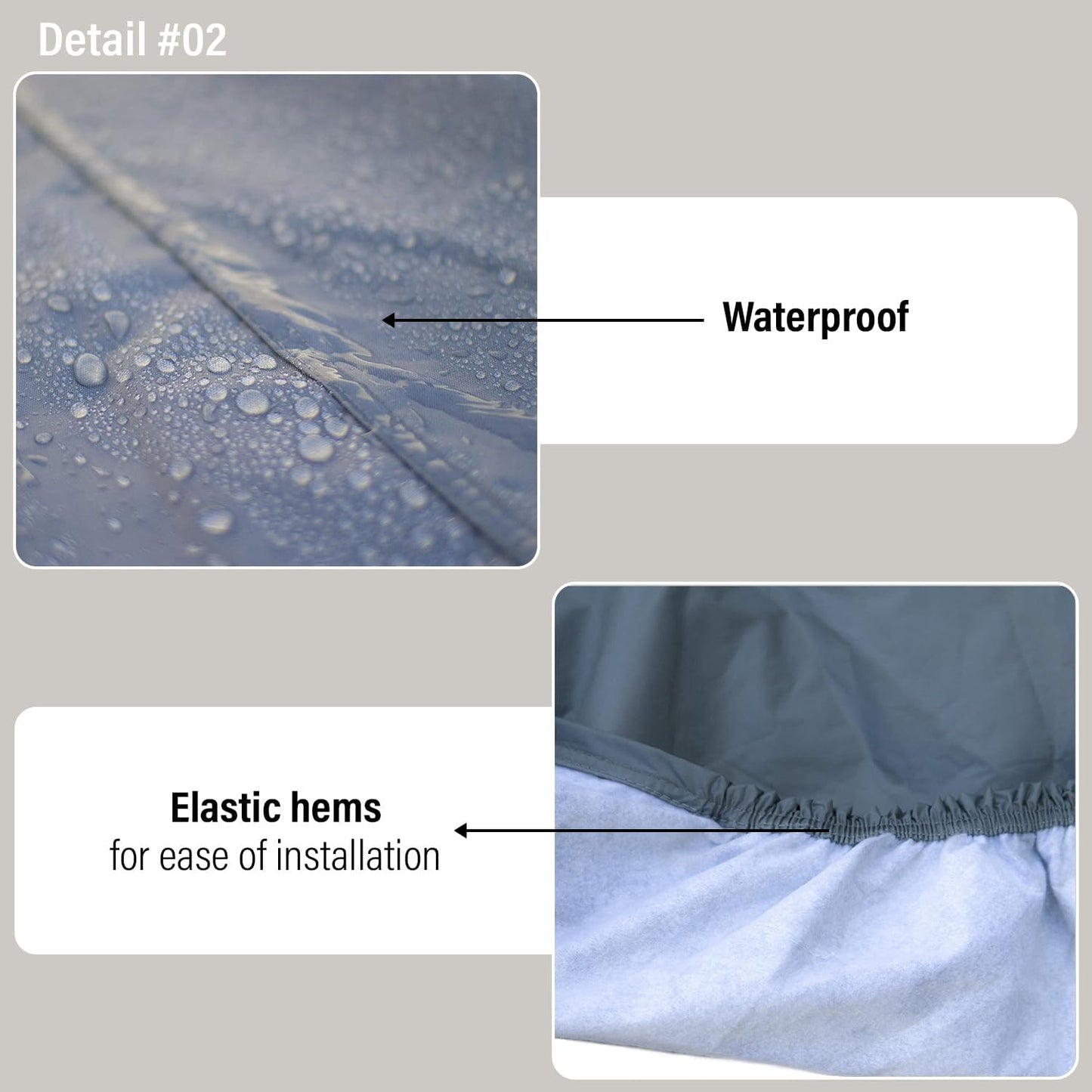 Supreme Full Car Cover – for Pontiac Ventura 1961 Coupe 2-Door Semi Custom Fit Waterproof Full Coverage All Weather Windproof Dust Proof Indoor Outdoor Automobile