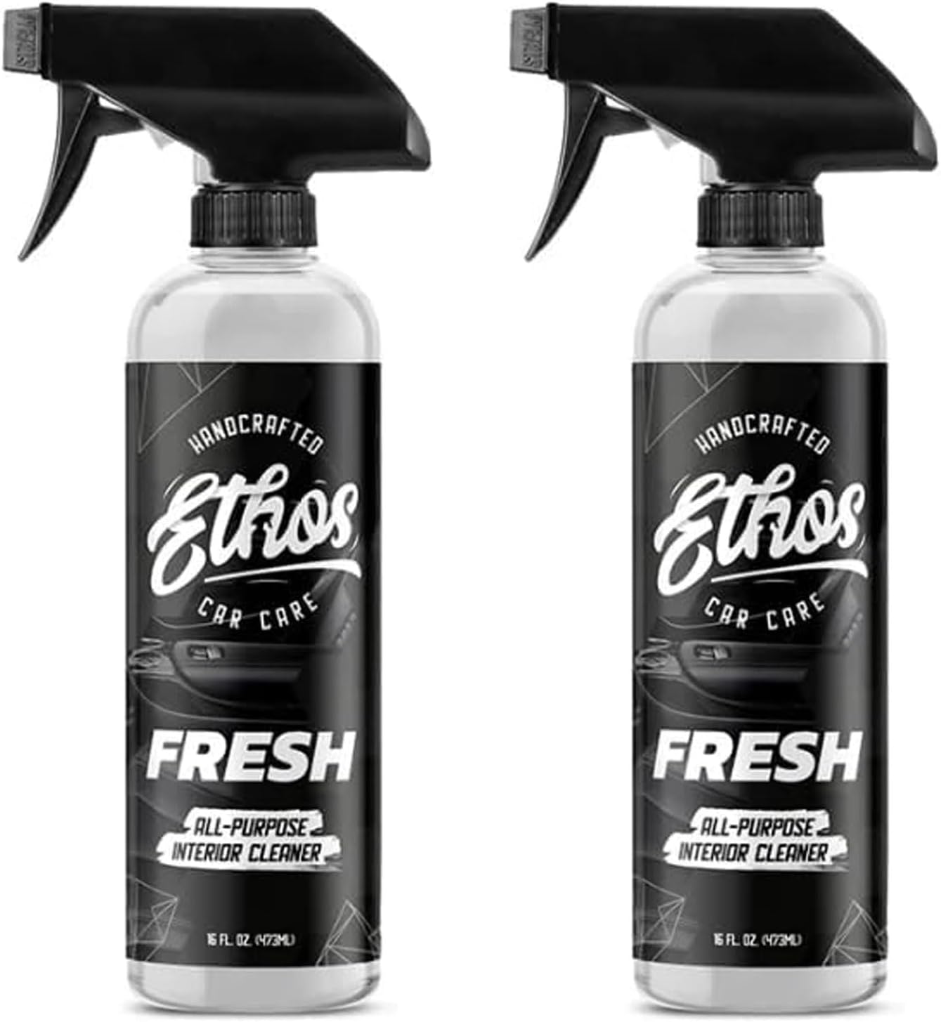 Ethos FRESH - All Purpose Interior Cleaner - Detailing Kit Interior Cleaner - Car Detailing - Car Interior Cleaner for Cars, Trucks, SUVs, Jeeps, Motorcycles, RVs & More - 2 Pack