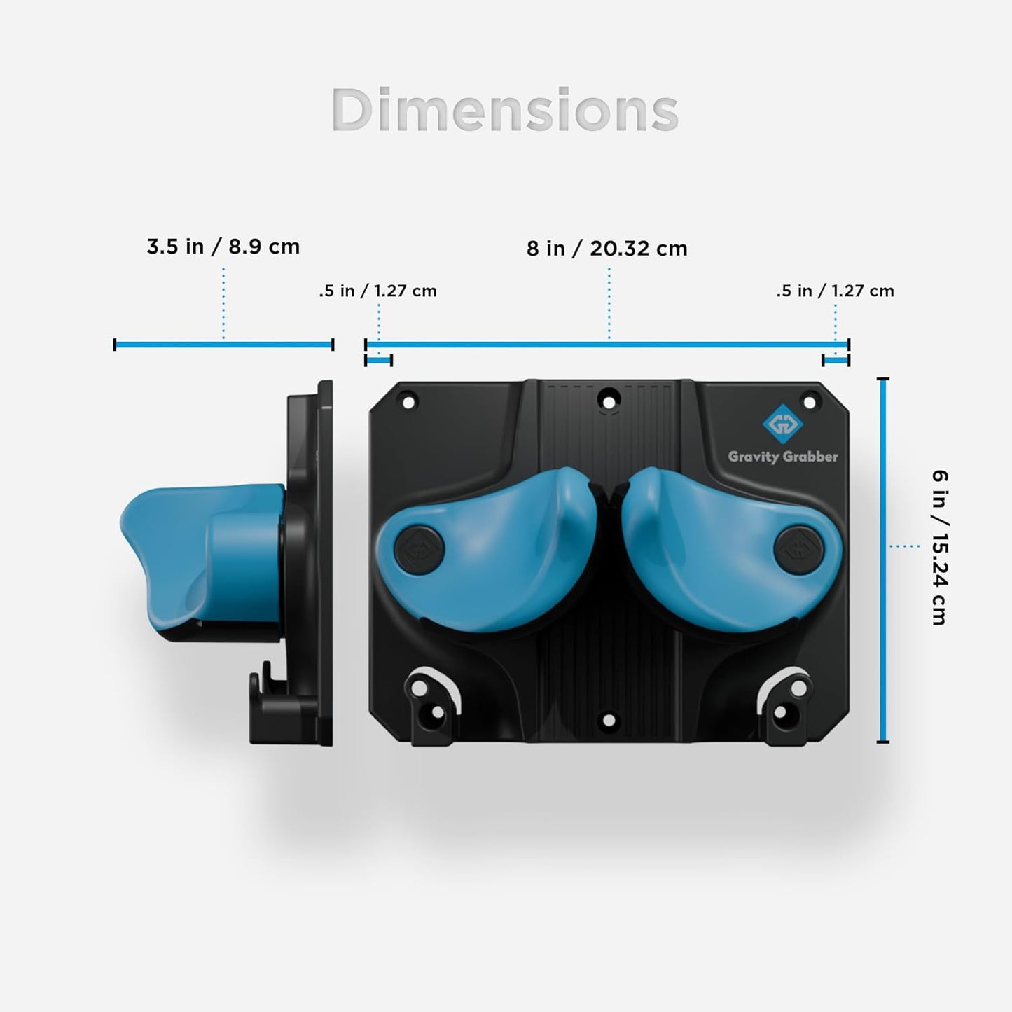 Ultimate Ski & Snowboard Wall Rack | Secure, Non-Slip Storage | Fits Any Ski/Board | Garage Organization | Ski Storage Rack | Snowboard Storage Rack | Winter Gear Organizer | 6 Pck