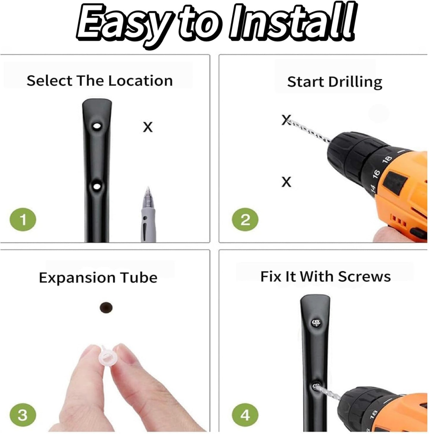 CROISSANT 2Pack Garage Storage Ladder Hook, Suitable for Kayak Hangers for Garage Wall, Heavy Duty Hooks for Hanging 50 lbs