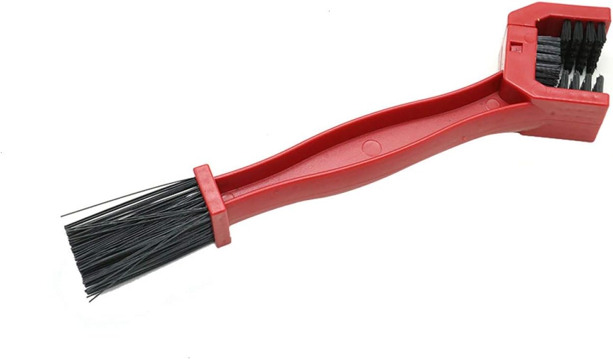 Bike or Motorcycle Chain Washer, Cleaning Brush 2 Pcs (Color, Blue and Red)