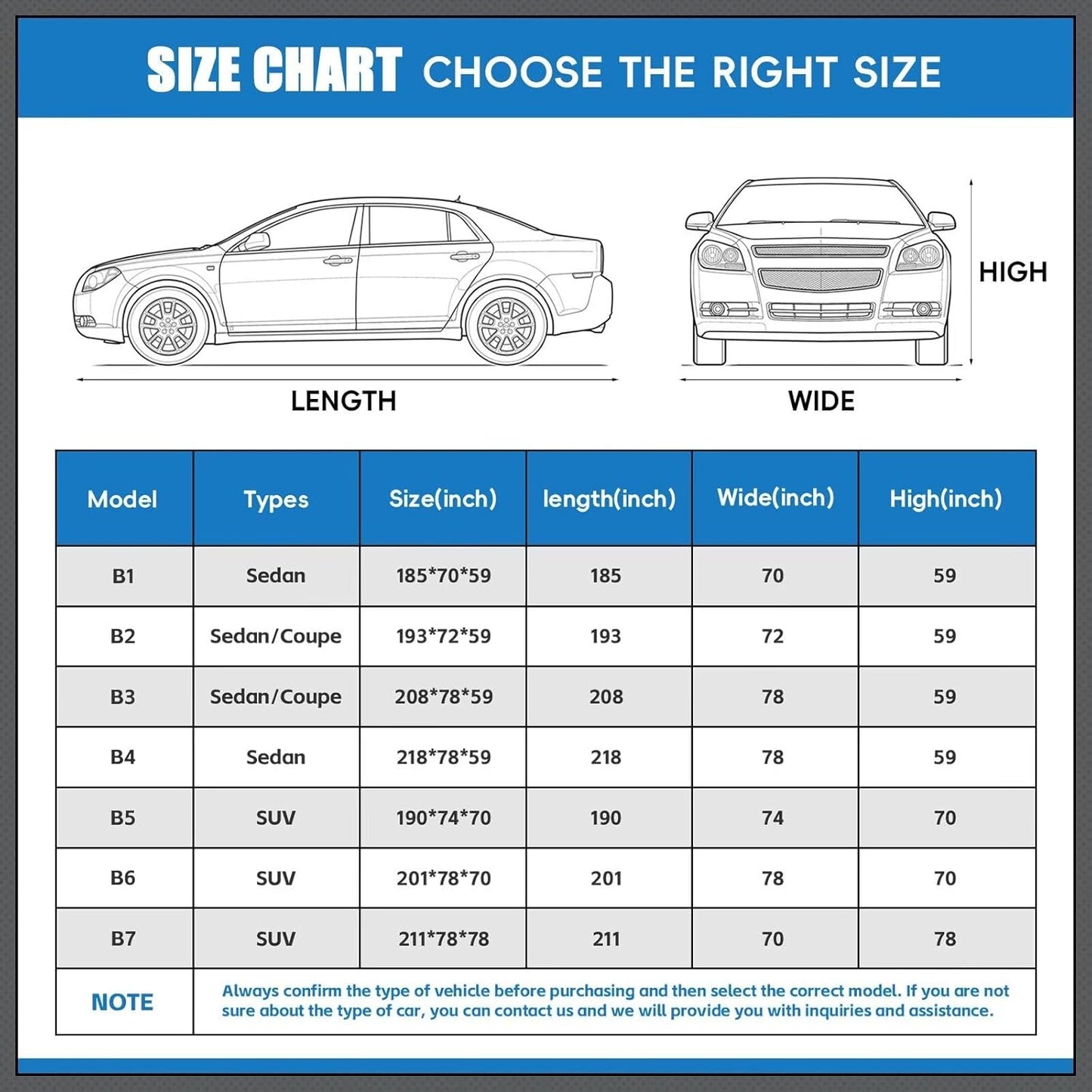 Hail Protector Car Cover for SUV, Anti Hail Car Covers Thick Multi-Layered EVA Outdoor, Hail Proof Car Cover All Weather, Hail Protection Padded Fit SUV Jeep (Length 191 to 201 inch)