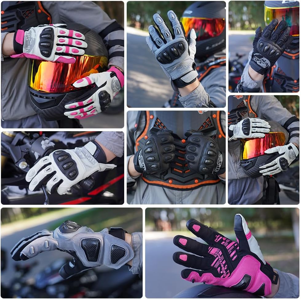 Seibertron SPS Series Touchscreen Motorcycle Motocross BMX ATV MTB Bicycle Cycling Full or Half Finger Gloves Adult and Youth