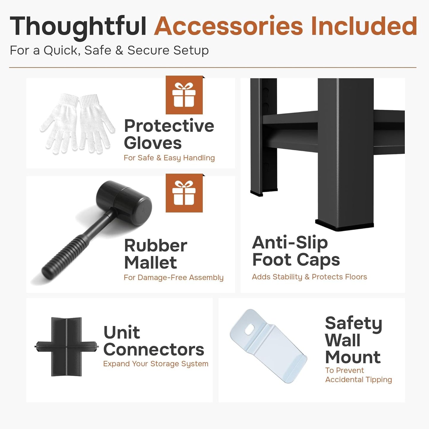 47.2''W Wire Shelving Unit,3500LBS Capacity Heavy Duty Storage Shelves,Adjustable Metal Shelving for Kitchen Pantry Office Wire Rack for College Dorm School, 47.2" W x 71.2" H x 23.6" D