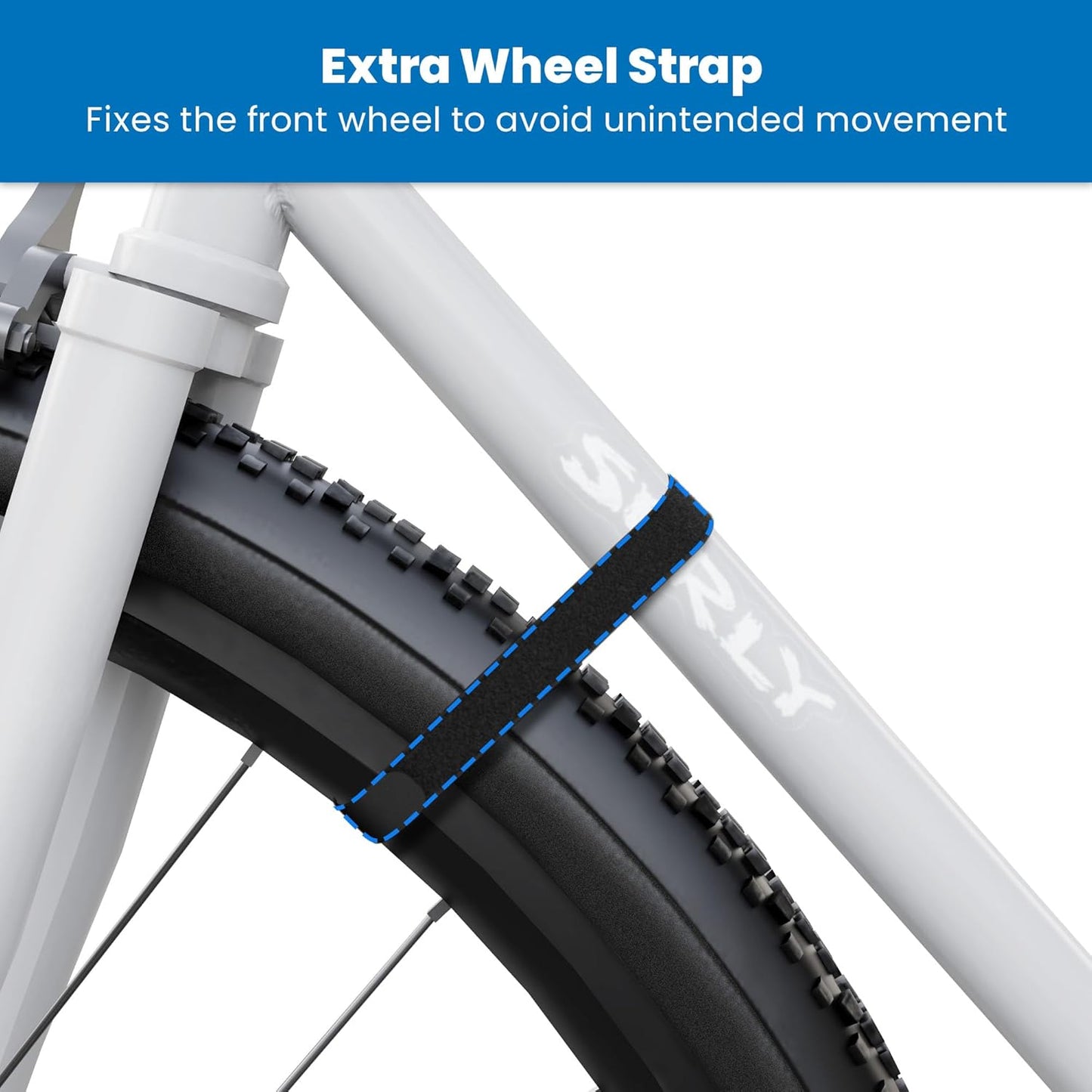 Mount-It! Bike Wall Mount Rack with Shelf and Hooks, Horizontal Indoor Bike Rack Garage Home, Space Saving Wall Mounted Hanger for a single Road, Mountain or other Bicycle with Extra Storage, Orange