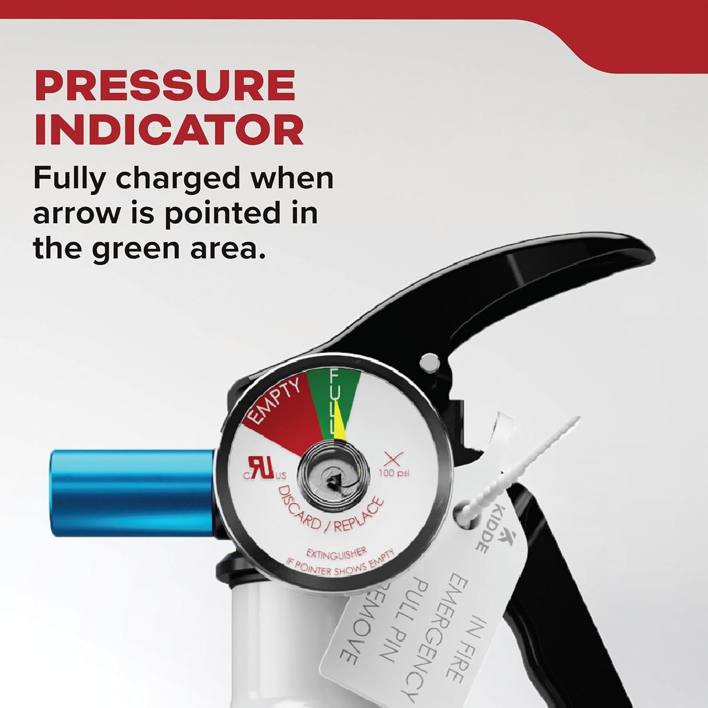 Kidde Fire Extinguisher for Vehicles, Cars, Trucks, Single-Use 5BC