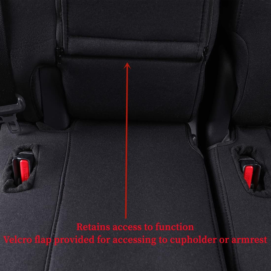 coverdream Custom Seat Covers Compatible with Select Toyota Camry Hybrid XLE,Hybrid XSE 2018 2019 2020 2021 2022 2023 Models (Black,Full Set)