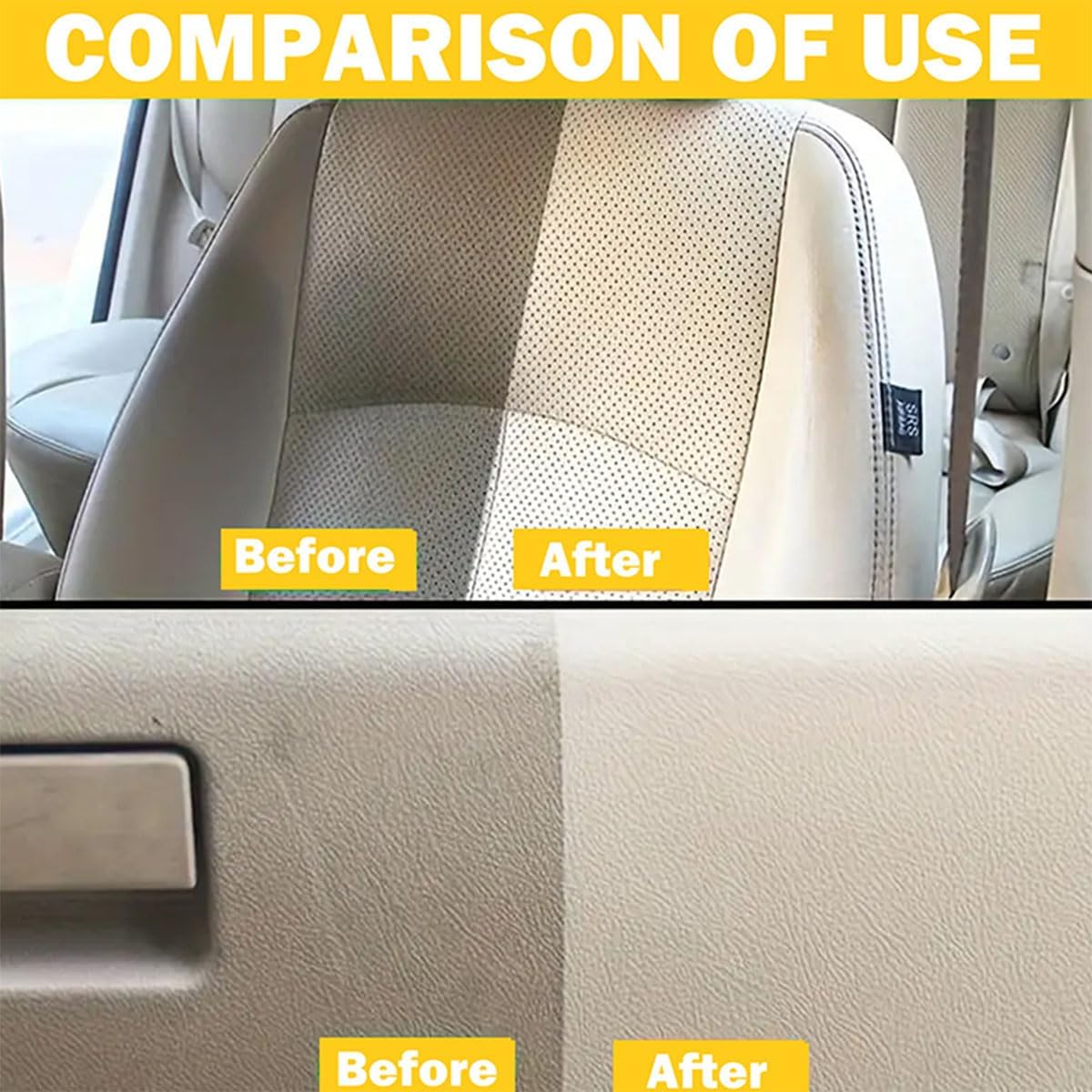 Multi-Purpose Car Interior Fabric Clean Polish Spray,Applies To Vehicle Seat、Upholstery、Headliner Cleaner,Vehicle Interior Polish Spray (1PCS)