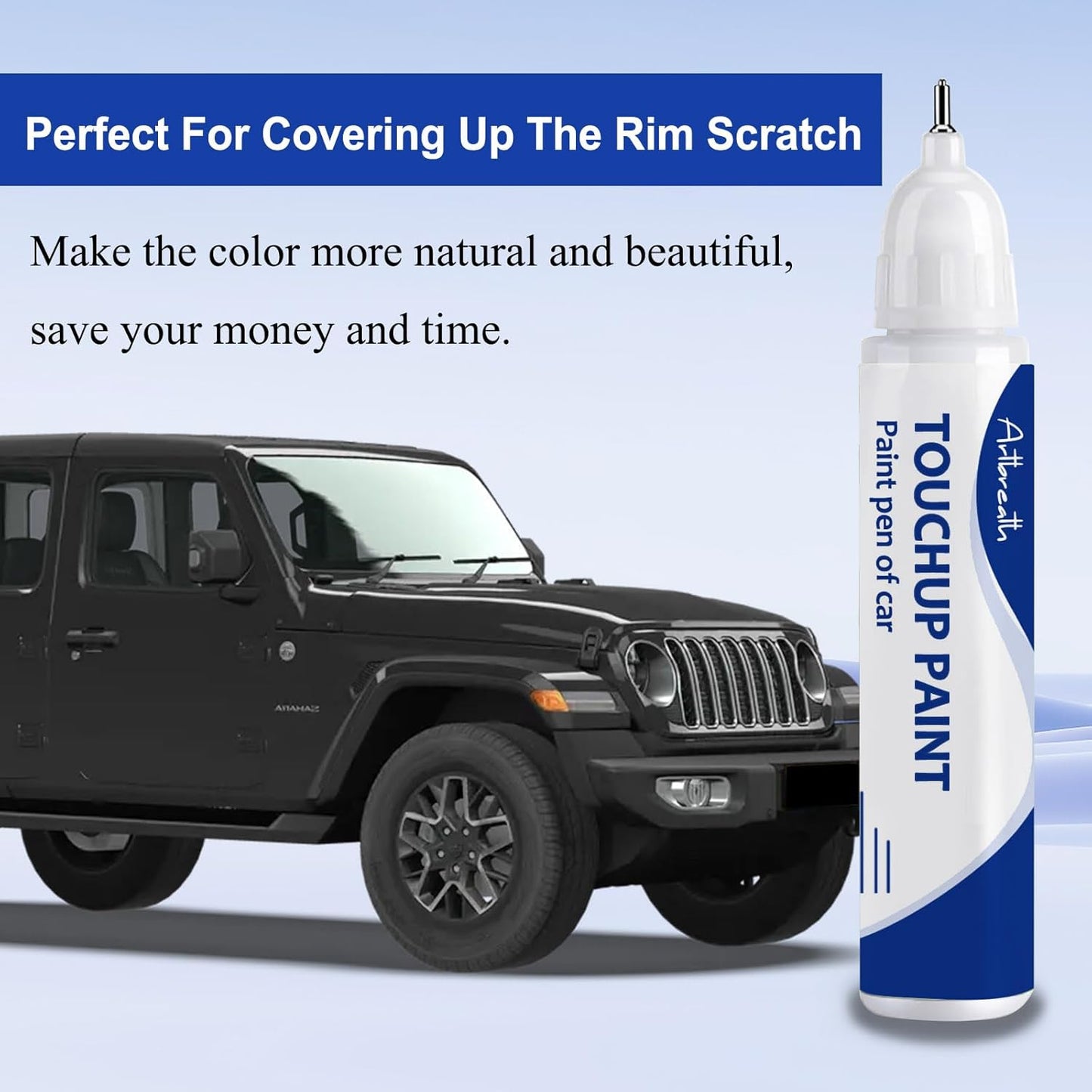 Black(PX8) Touch Up Paint for JEEP-Exact Match–Chips and Nicks Car Paint Scratch Repair Kit Automotive Paint Pen for Wrangler-JK/Commander/Compass/Grand-Cherokee/Liberty/Patriot/Renegade