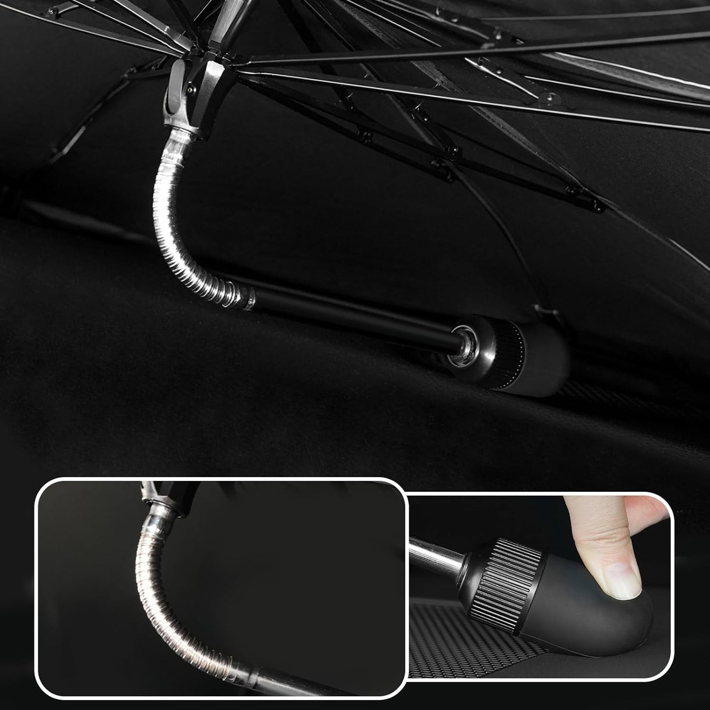 Custom Fit Windshield Sun Shade Umbrella for Honda HR‑V 2023‑2025 – Foldable Front Window Shield, Blocks UV Heat, Reduces Cabin Temp 20‑30 ℃, Easy‑Open Car Sunshade with Storage Bag