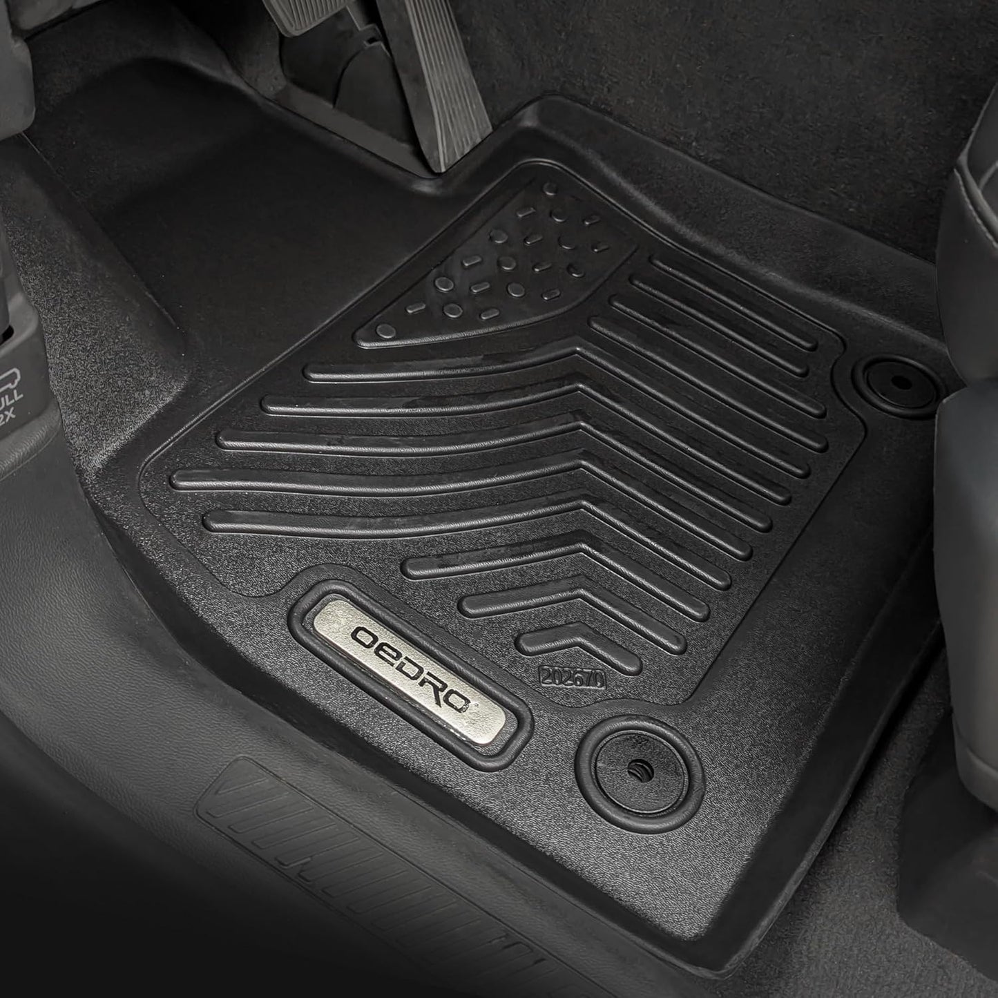OEDRO Floor Mats Trunk Mat with Backrest Mat Fit for 2025 2026 Chevrolet Equinox (Only Gas) & GMC Terrain, Custom Fit TPE All Weather Car Floor Liners for Chevy Equinox & GMC Terrain Accessories