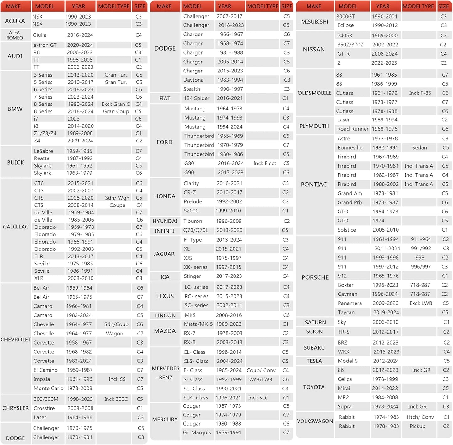 Car Cover Automobiles Waterproof All Weather for for Sports Coupe Fit Coupe Buick Lesabre,Cadillac de Ville/Eldorado,Chevrolet El Camino/Impala,Dodge Charger etc.(See Size Chart)