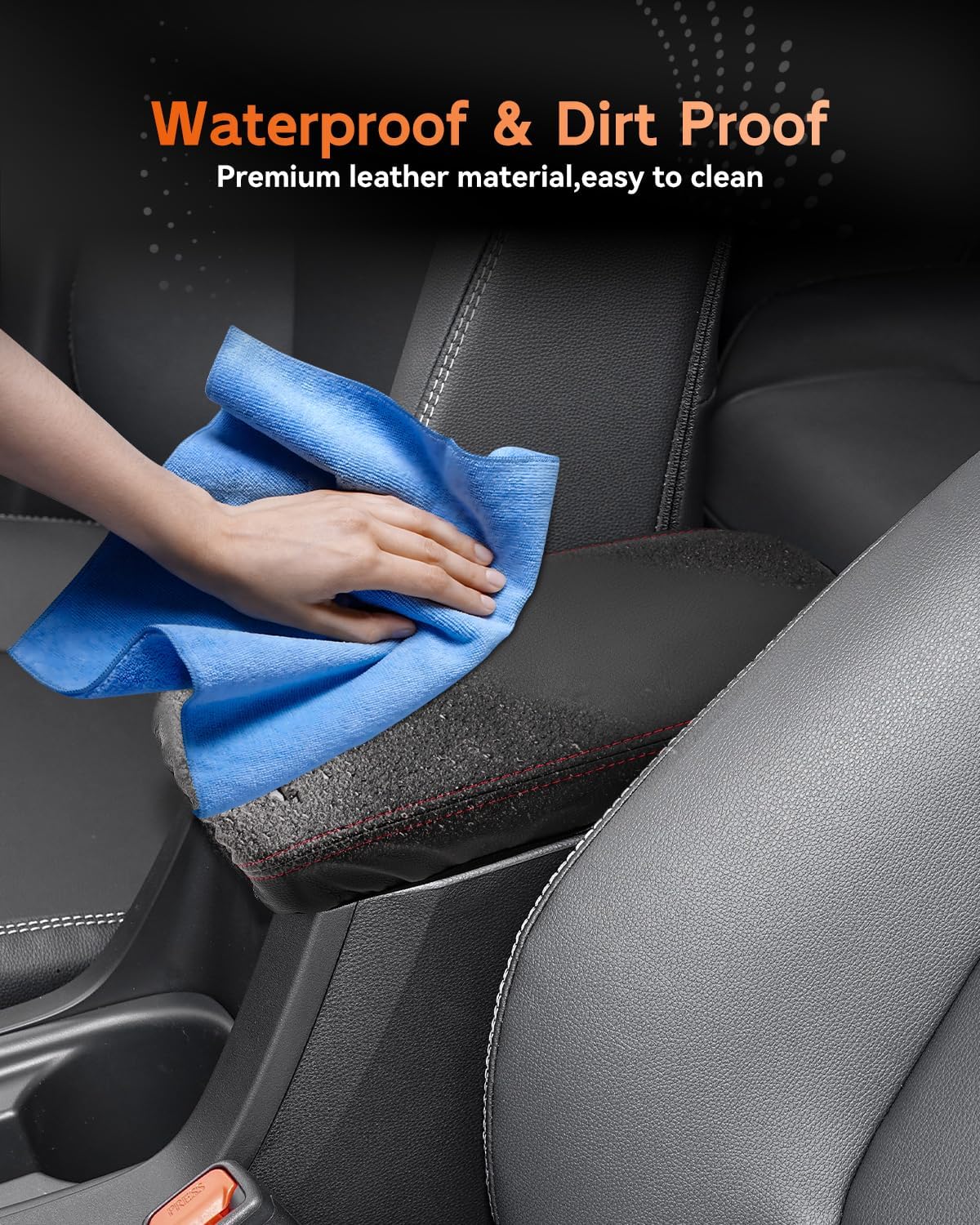 CDEFG for Toyota Corolla Cross 2022-2025 Center Console Cover Armrest Box Cover for Corolla Cross (L, LE, XLE) 2022 2023 2024 2025 Accessories Arm Rest Protector SUV Edition Sedan Universal