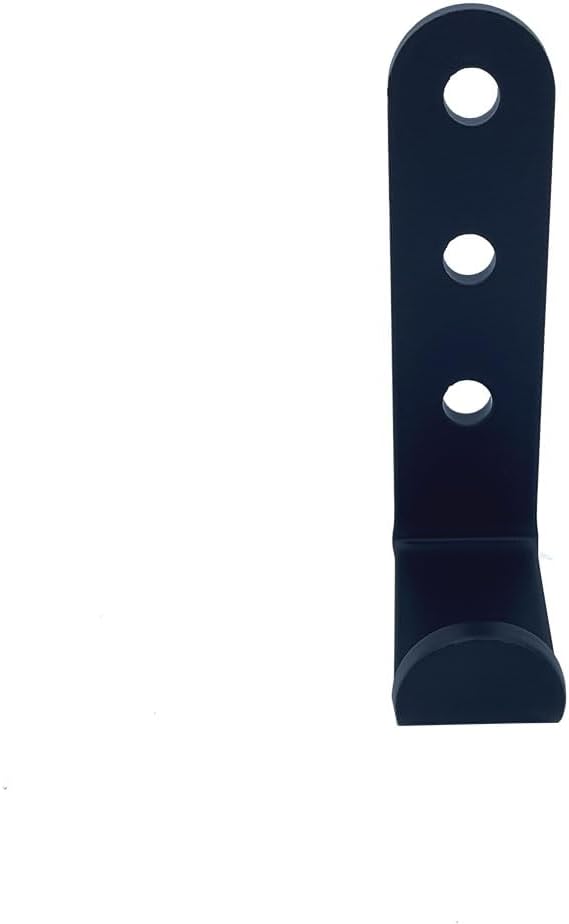 4 Pcs Heavy Duty Steel Wall J Hooks for Hanging,Garage Storage Utility Hooks Garden Tool Organizer, Wall Mount Hooks, Small U Hooks,Black (M)