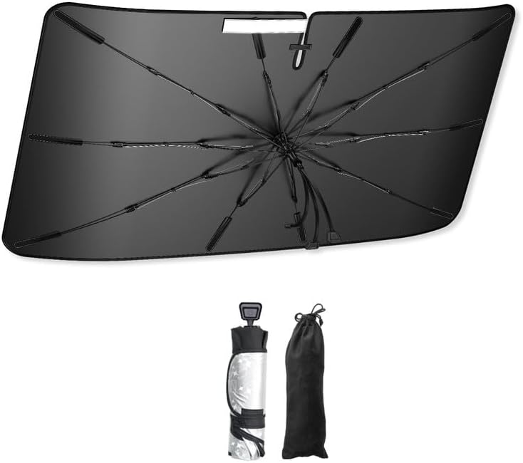 SXCY for 2025 Chevrolet Equinox EV Windshield Umbrella Sunshade [Easier Foldable] for 2025 Chevy Equinox EV Accessories 2025 Equinox Sunshade Umbrella 2025 Equinox EV Windshield Umbrella Sun Shade