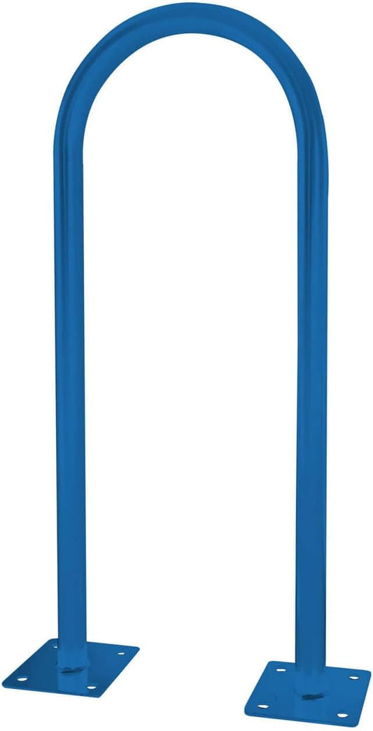 Sandbaggy U Shaped Bike Rack - Outdoor, Commercial - Galvanized Steel - Surface/Ground Mounted (5, Blue)