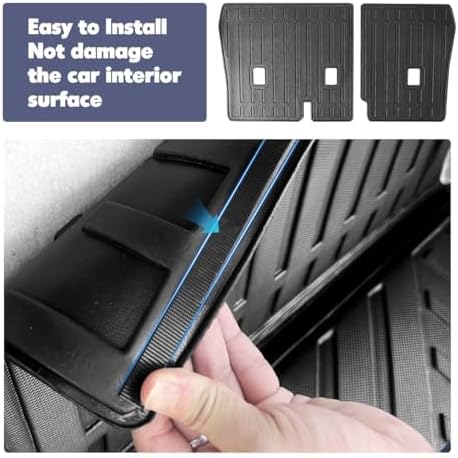 Cargo Mats Fit for Infiniti QX50 2025-2019/2022-2025 Infinit QX55 Trunk Mats，All-Weather TPE Cargo Trunk Liner Protector for 2019-2025 Infiniti QX50/2022-2025 Infinit QX55 Accessories (Cargo Liner)