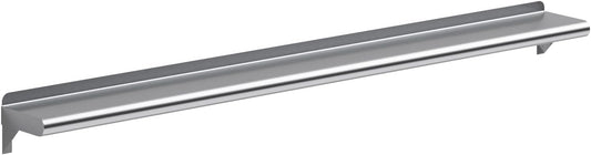 AmGood 60" Long X 6" Deep Stainless Steel Wall Shelf | NSF Certified | Appliance & Equipment Metal Shelving | Kitchen, Restaurant, Garage, Laundry, Utility Room