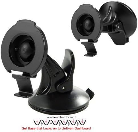 Mini Windshield Suction GPS Mount Compatible with Garmin DriveSmart 5 5LMT EX 50 51 52 53 55 6 60 61 61 65 65 7 70 71 LM LMT LMT-S EX dezl ORT 500 570 580 610 Models (Replace 010-1198300)