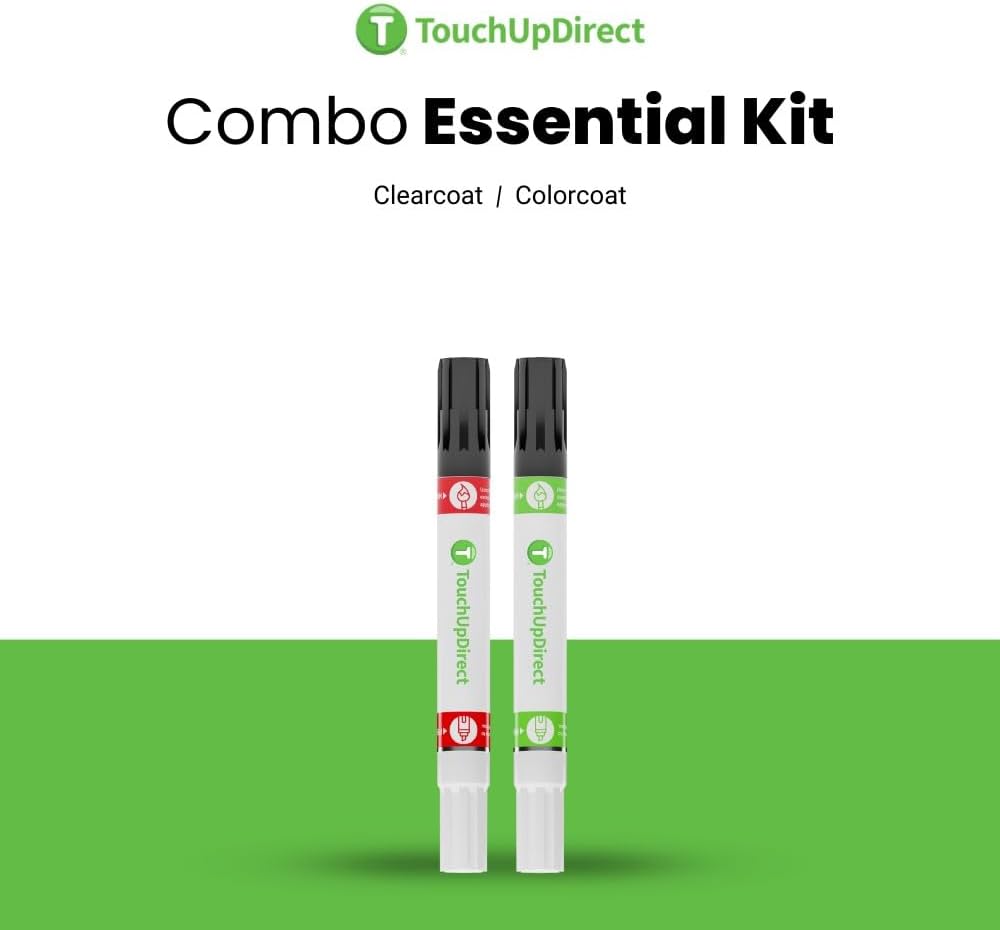 TouchUpDirect 4X0 Inferno Compatible with Toyota Exact Match Touch Up Paint Combo - Essential Kit