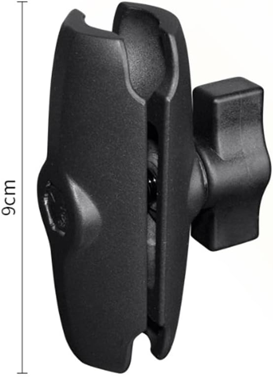 Strg Phone Mount with Drill-Down Round Base with Medium B Size 1" Ball Double Socket Arm, Phone Holder Compatible with All Phones Car Motorcycle Bike and More Phone Mount