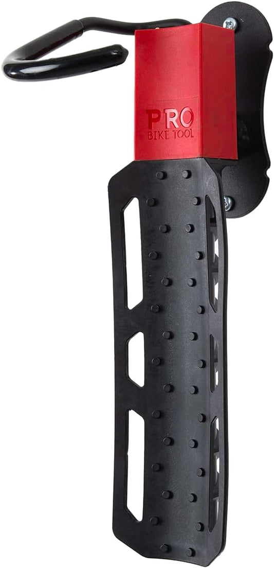 Pro Bike Tool Swivel Bike Rack, Wall Mount for Bicycles, Home, Garage, Vertical Hanging Rack for Storage, Secure Hook for MTB, Road, Hybrid Bikes