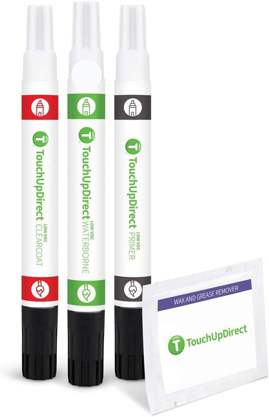 TouchUpDirect 056 White/Natural White for Toyota Exact Match Touch Up Paint Combo - Preferred Package
