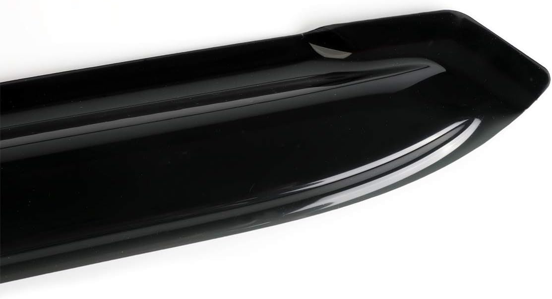 4pcs Outside Mount Style Window Rain Guards Durable Side Wind Deflectors Dark Smoke Vent Nice Window Visors Compatible With 2004-2006 Tundra Crew Cab (Double Cab) Pickup