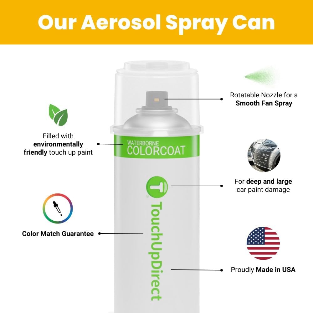 TouchUpDirect 4X4 Smoked Mesquite Compatible with Toyota Exact Match Touch Up Paint Aerosol - Essential Kit