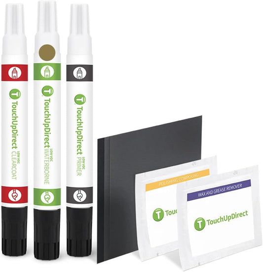 TouchUpDirect 4T3 Bronze/Pyrite Metallic for Toyota Exact Match Touch Up Paint Combo - Platinum Package