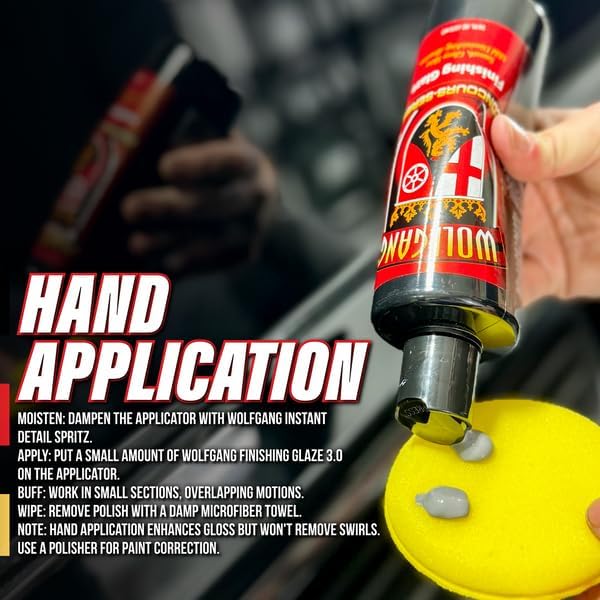 Wolfgang Finishing Glaze 3.0 | Polishing Glaze for Smooth & Glossy Finish | Restores Paint Clarity | Easy-to-Use Formula | WG-8402 | 8oz