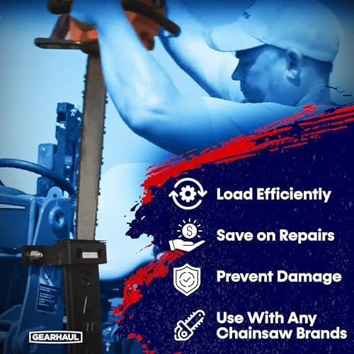 SawHaul Universal Tractor Chainsaw Holder - Made in Kansas USA - Fixed Mount Chainsaw Carrier (28" Green) Compatible w/All Brands