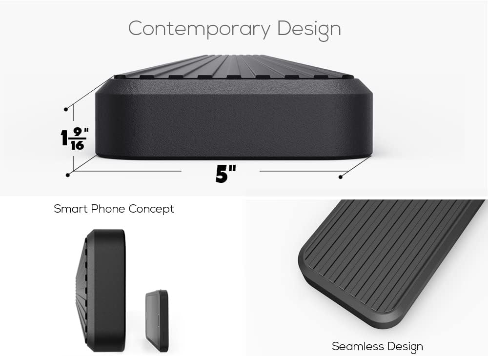 APS Running Boards (Nerf Bars Side Steps Step Bars) Compatible with Ford F250 F350 Super Duty 1999-2016 Regular Cab (Stainless Steel Black Powder Coated 5 inches)