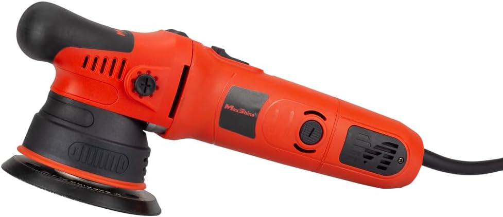 Maxshine 2 Pieces M8S V2 Dual Action Polisher & 16oz AIO Polish Car Detailing Kit - 1000W, 8mm Throw, 5” Plate, Thread 5/16”-24 - Powerful Auto Detailing Tool for Paint Protection (M8S V2 Kit 1)