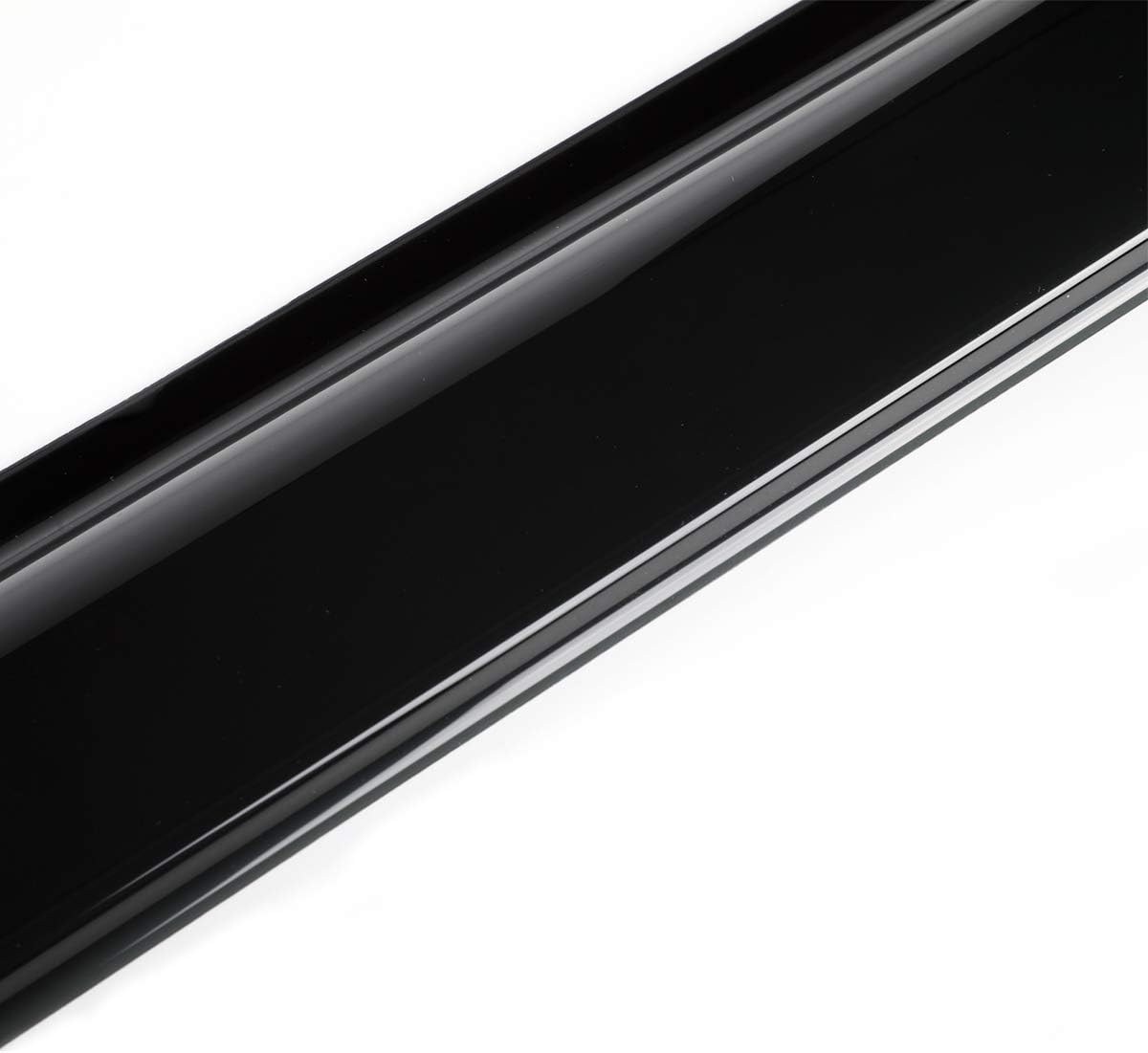 4pcs Outside Mount Style Window Rain Guards Durable Side Wind Deflectors Dark Smoke Vent Nice Window Visors fit for F-150 15-24 Supercrew Cab (Crew Cab) 17-19 F250/F350 Super Duty Supercrew