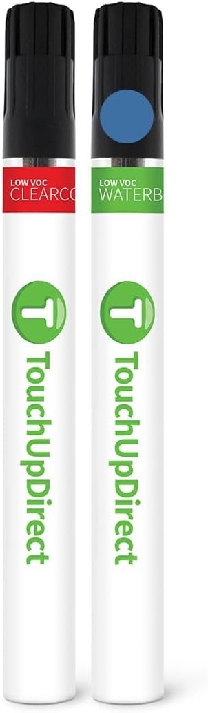 TouchUpDirect 8T6 Voodoo Blue Compatible with Toyota Exact Match Touch Up Paint Brush - Essential Kit