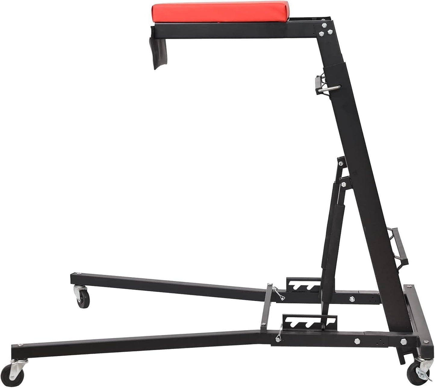 440 Lb Capacity Heavy Duty Topside Automotive Creeper, Adjustable Height 48"-66" with 4 Swivel Casters for Truck, Garage, Auto Repair & Maintenance