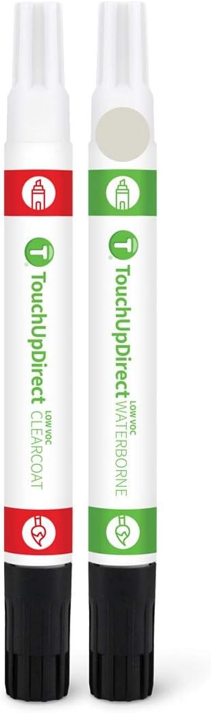 TouchUpDirect 1F7 Classic Silver Metallic Compatible with Toyota Exact Match Touch Up Paint Combo - Essential Kit