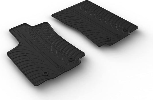 Gledring USA Custom Fit All-Weather Rubber Floor Mats Intended for Toyota Tacoma Access Cab 2016-2023, No Trimming Required, Tailored Custom Fit, Protects from Rain, Mud, and Snow.