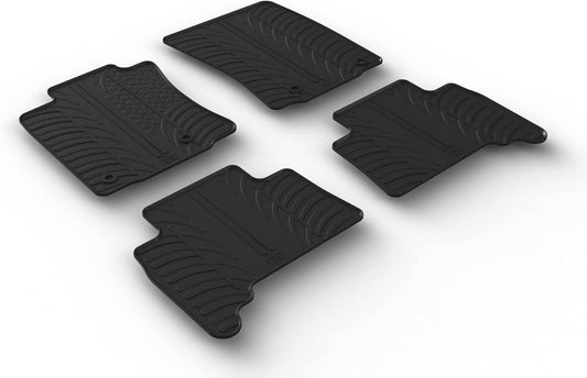 Gledring USA Custom Fit All-Weather Rubber Floor Mats Intended for Toyota 4Runner Floor mats for 2013-2023, No Trimming Required, Tailored Custom Fit, Protects from Rain, Mud & Snow