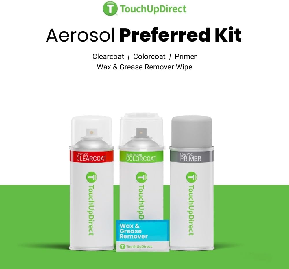 TouchUpDirect 6V7 Army/Dark Green Compatible with Toyota Exact Match Touch Up Paint Aerosol - Preferred Kit