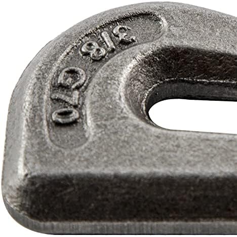 Weld-on Grab Chain Hook 3/8-in Heavy Duty Tow Hook G70 Forged Steel Tractor Hook Weldable for Car, Truck,SUV, RV,UTV,Tractors (6Pcs)