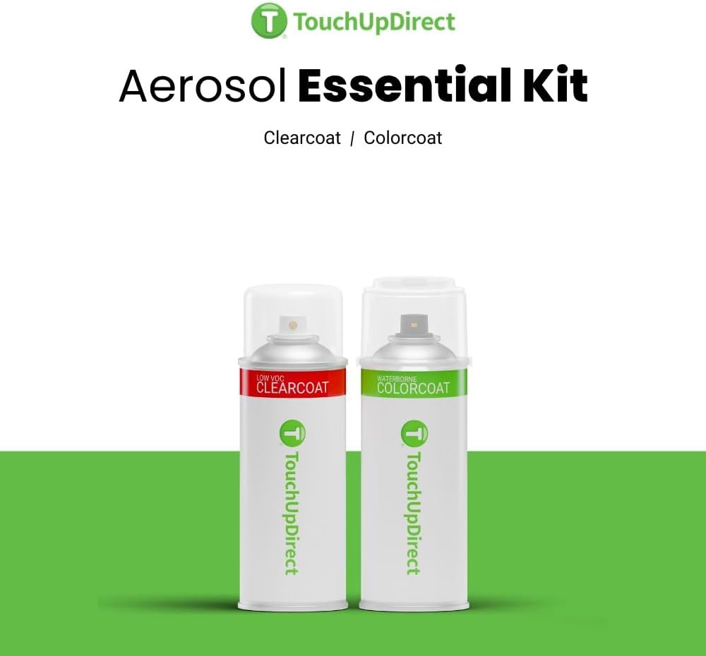TouchUpDirect 1F9 Slate Metallic Compatible with Toyota Exact Match Touch Up Paint Aerosol - Essential Kit