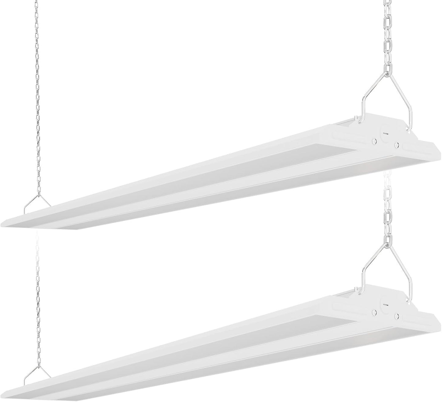 LED Linear Shop Lights 300W, 45000LM Led High Bay Lights 5000K Daylight 120-277V,Led Garage Light for Shop Workshop Store Commercial Supermarket Warehouse Basement Exhibition Room ETL-2Pack