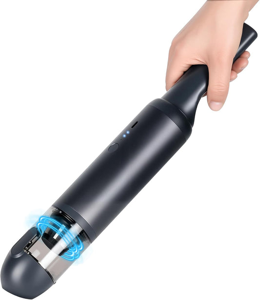 Car Vacuum, Aluminum Alloy V8 Handheld Vacuum Portable, Durable Cordless Vacuum with 16000PA Suction Power, Easy to Clean, Vaccum for Car, Office Desk, Keyboards