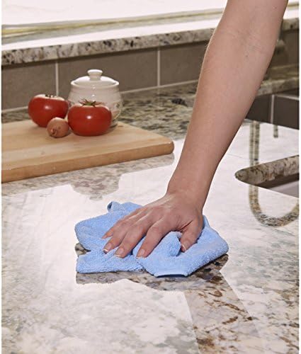 Unger 12” x 12” Microfiber Cloth Variety Set, 3 Pack, All-Purpose Cleaning Towels for Glass and Mirrors, Scrubbing Cloths, Reusable Cleaner Supplies for Wet and Dry Surfaces